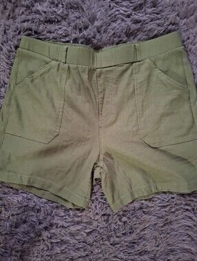 Women’s Olive Green Casual Shorts